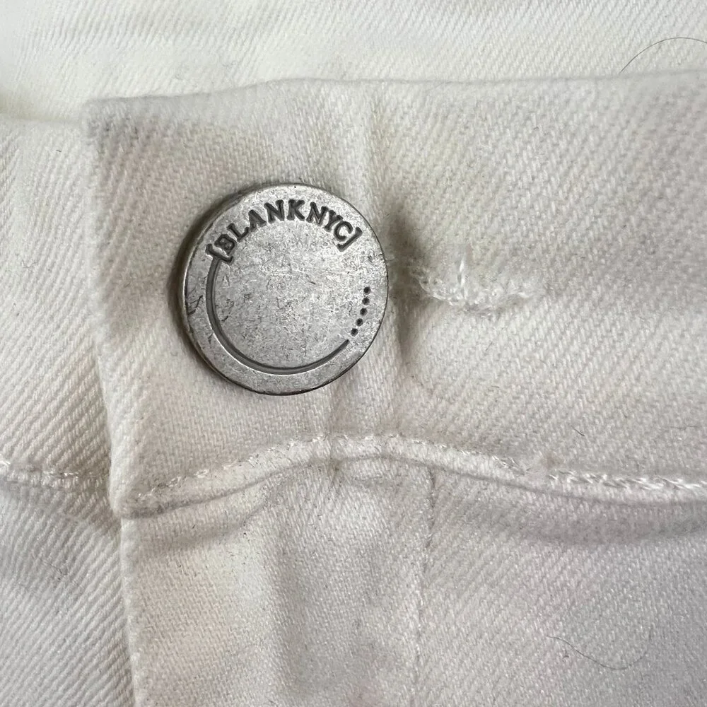 BlankNYC‎ Womens Size 31 White Skinny Jeans 30 inch Inseam